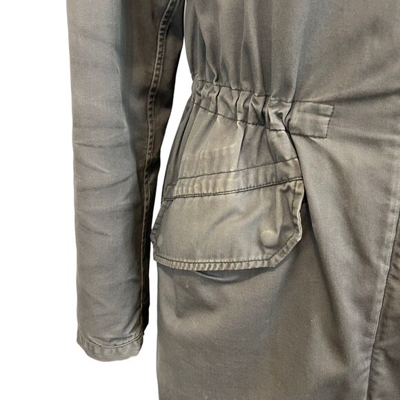 Yves Salomon Army Parka With Rabbit Fur Lining and Hood Size 34 - Picture 5 of 16